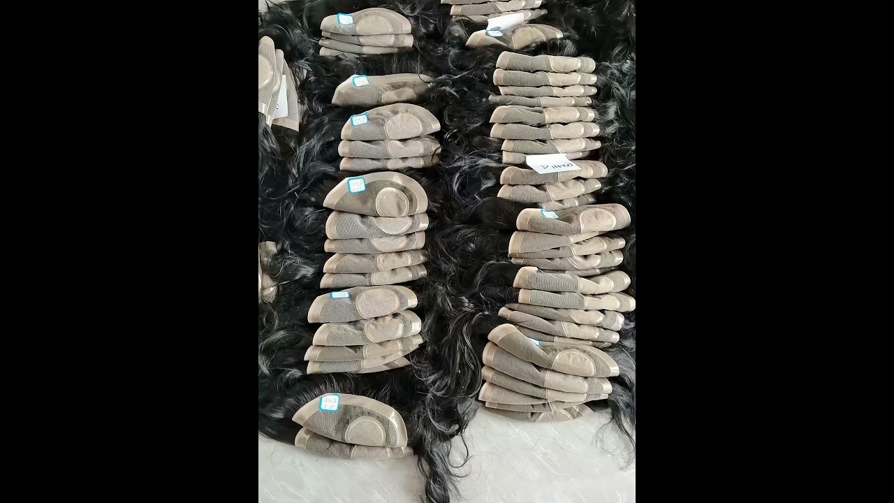 Natural Real Hair Men&rsquo;s Wig Toupee inStock   #hairloss #volumizer #wigmaker #hairwig #toupee