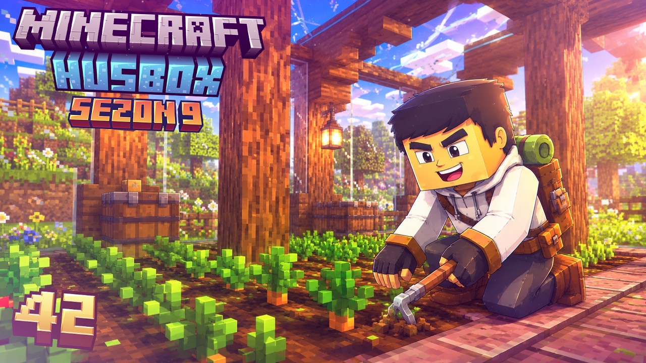 🌱SZKLARNIA NA ZIMĘ GOTOWA! | Minecraft HusBox #42 | S9