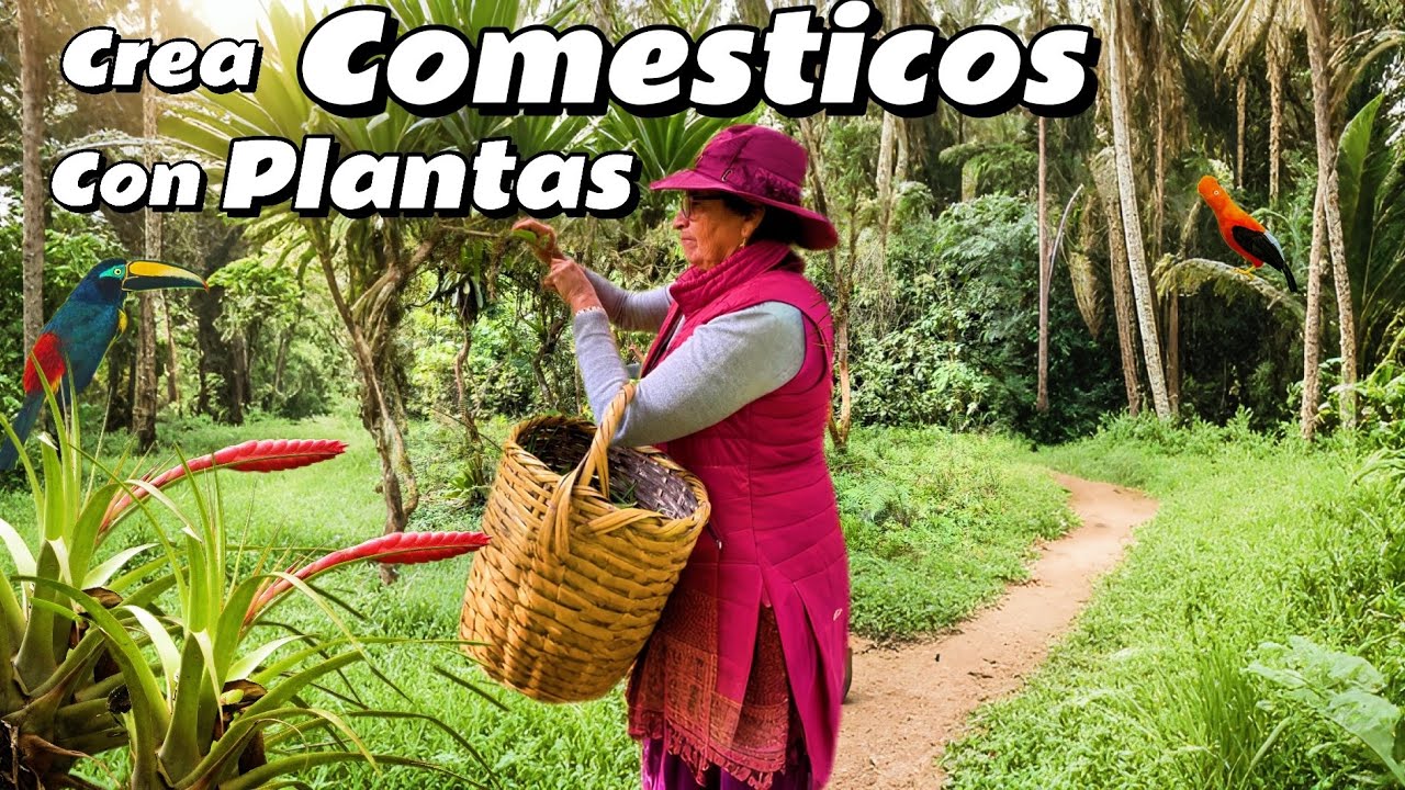 Elabora  Productos ORG&Aacute;NICOS con plantas AMAZ&Oacute;NICAS 