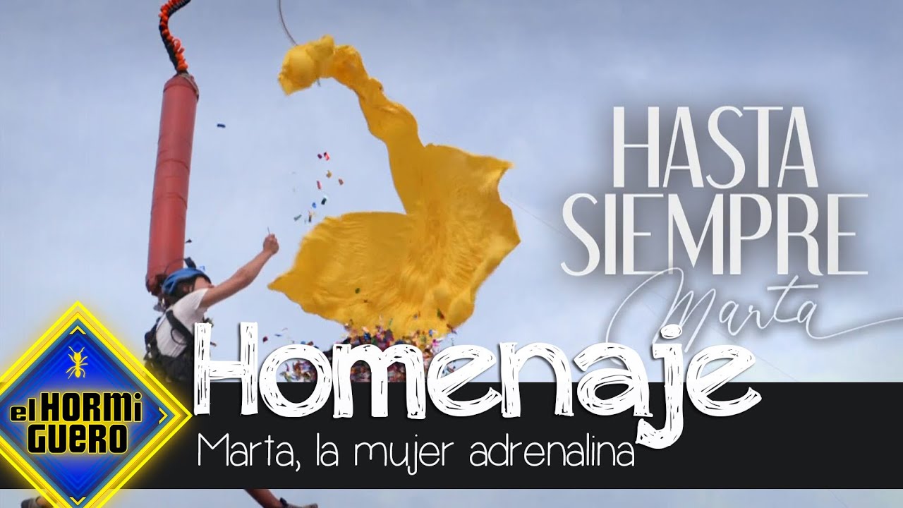 El emotivo homenaje a Marta Jim&eacute;nez, la 'mujer adrenalina' - El Hormiguero