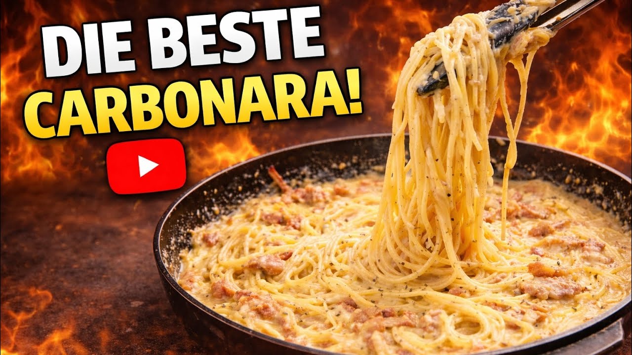 Die beste Carbonara – ultra cremig & ohne Sahne🥰👩‍🍳