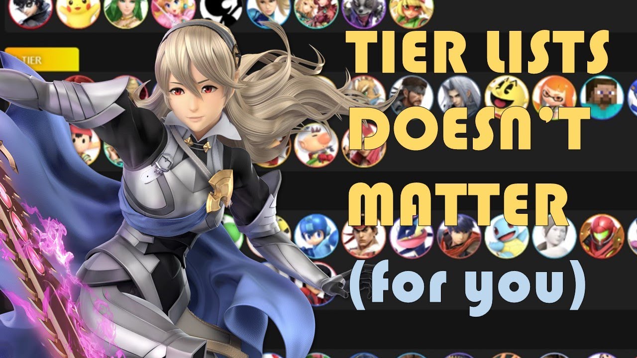 Tierlists don't matter (for you)
