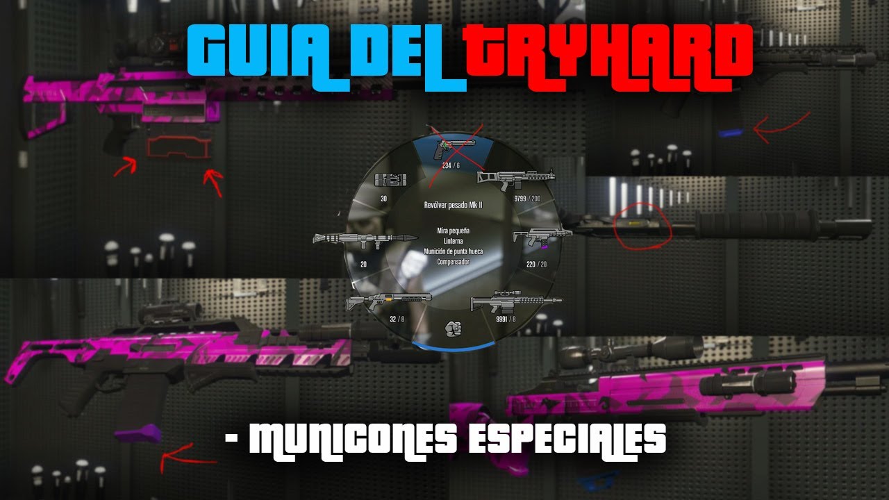 MUNICIONES ESPECIALES para armas MKII