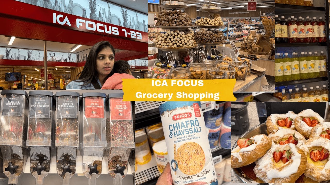 Grocery Shopping In Sweden Gothenburg | ICA Focus Gothenburg  🛒