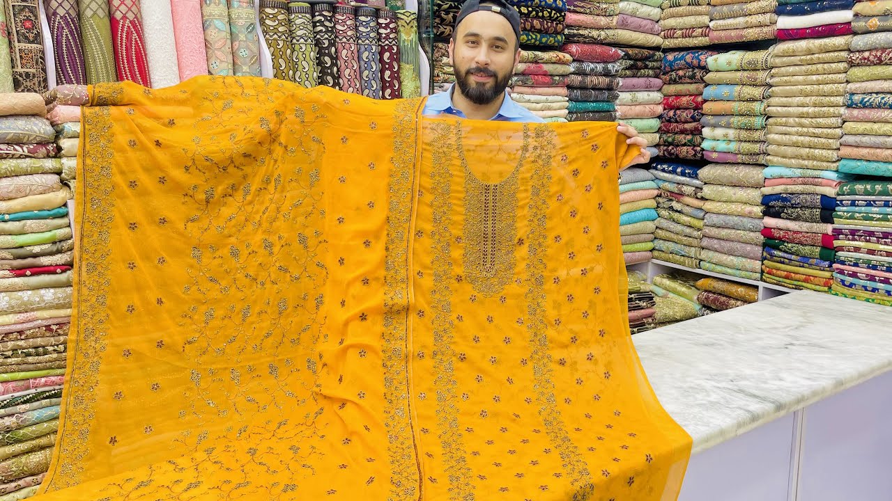 Lowest Price \ Pakistani Luxury Chiffon \ New Arrival \ Agha Noor \ Gulal \ Unstich Dresses |