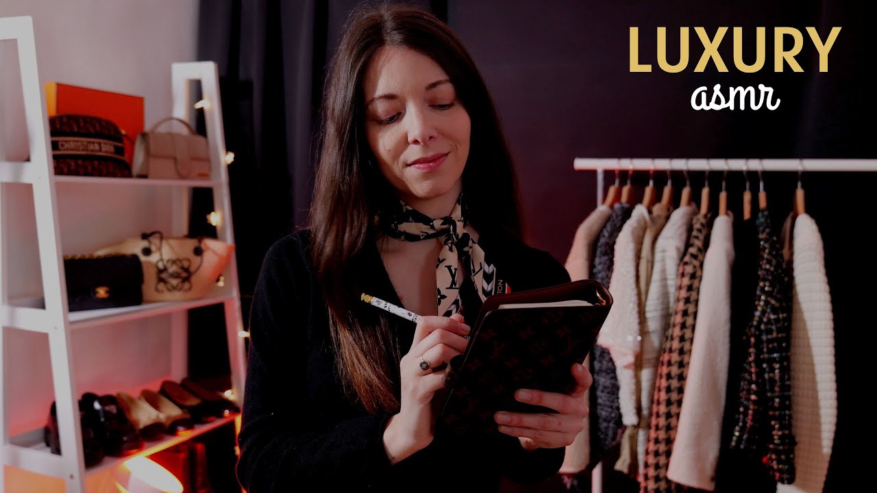 ASMR |  Dependienta de Boutique de Lujo te aconseja | personal shopper   | Love ASMR en español