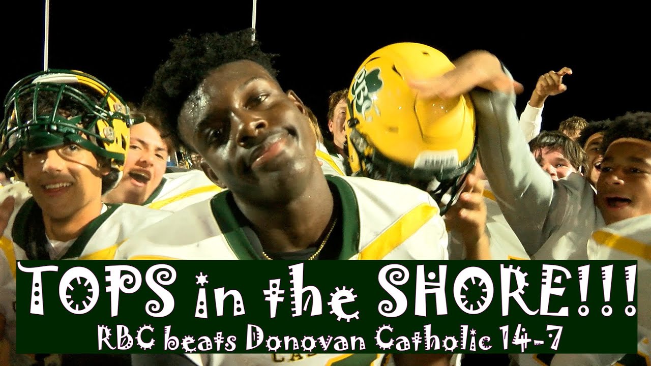 Red Bank Catholic 14 Donovan Catholic 7 | Week 9 Highlights | RBC Wins Shore's American Division