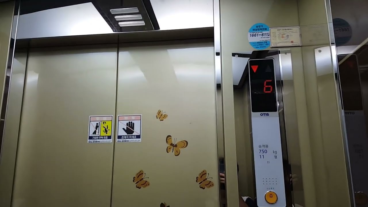 문 닫힐 때 나오는 안내방송에서 이상한 소리? | 전라남도 순천시 연향동 베네치아관광호텔 별관 OTIS엘리베이터 탑사기