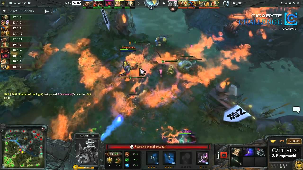 NAR vs Team Liquid - GIGABYTE Challenge - @DotaCapitalist @PPDdota