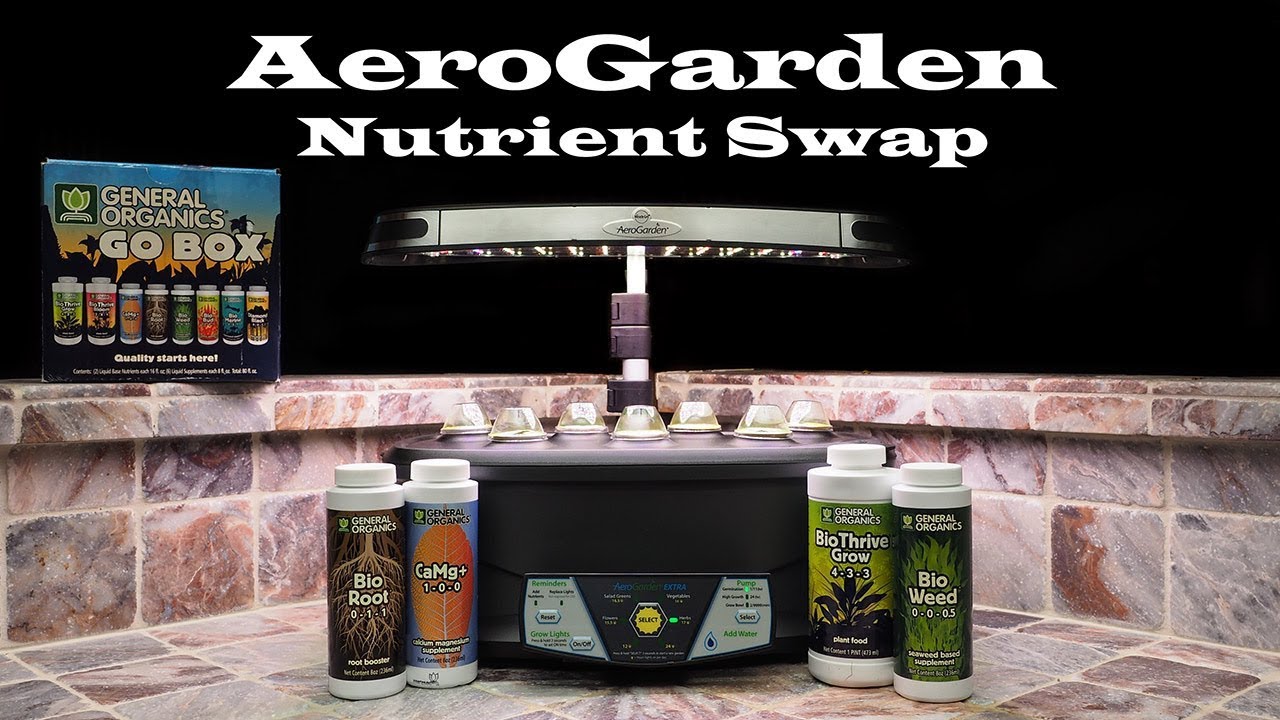 Using General Organics Nutrients in the AeroGarden