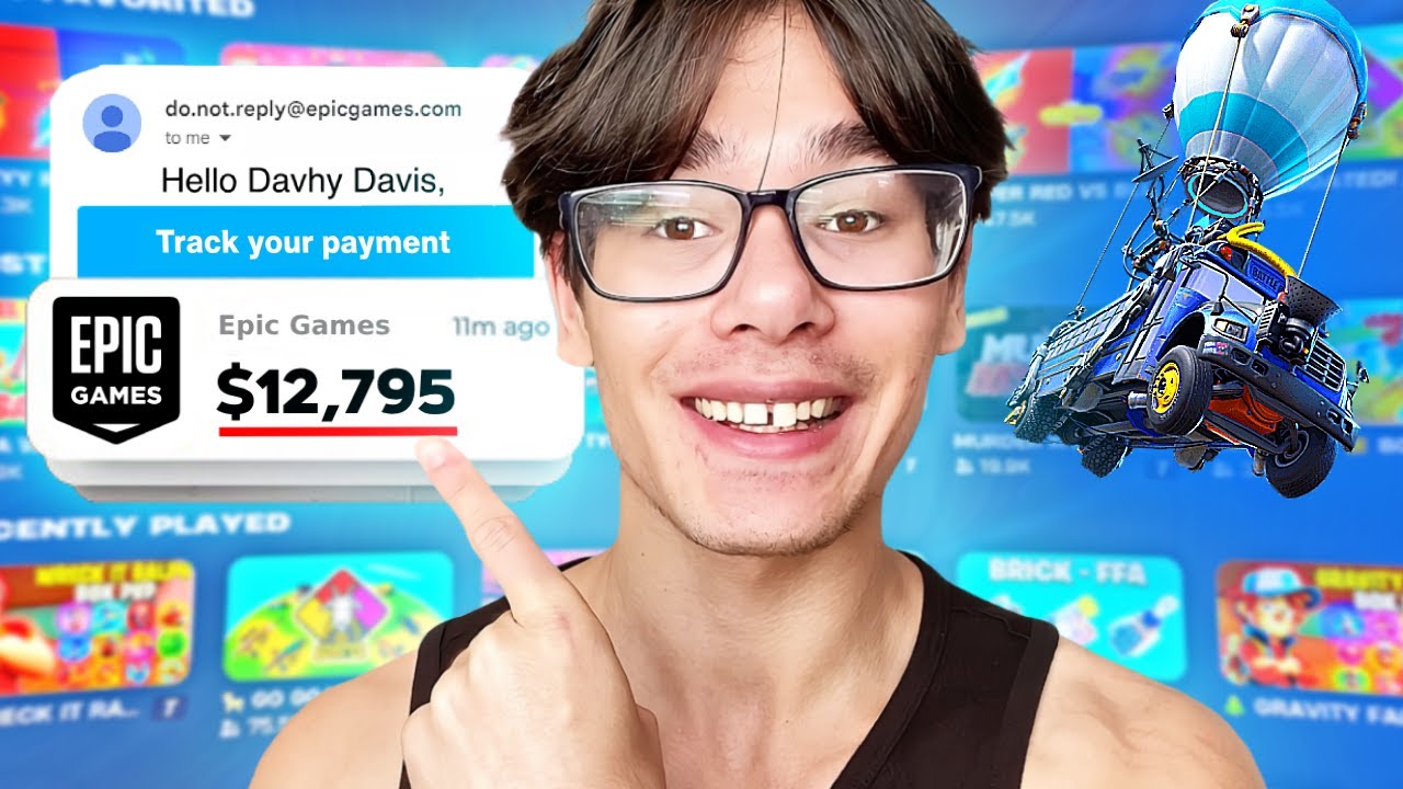 Как зарабатывать 375 долларов в день, создавая карты для Fortnite (просто скопируйте меня)