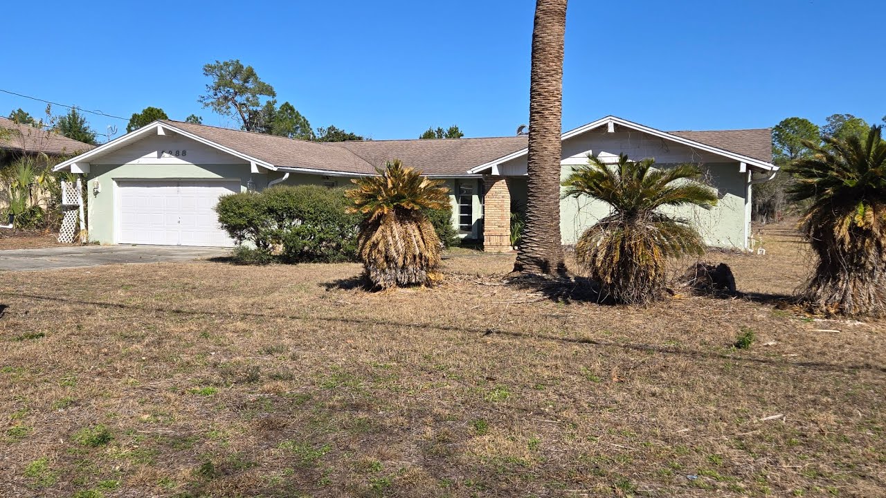 Just Listed - Huge 3/2/2 Spring Hill, Florida 