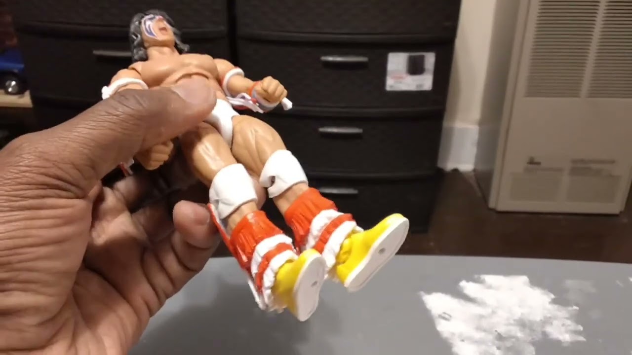 The last 2 figures I got them. LA night an ultimate Warrior.
