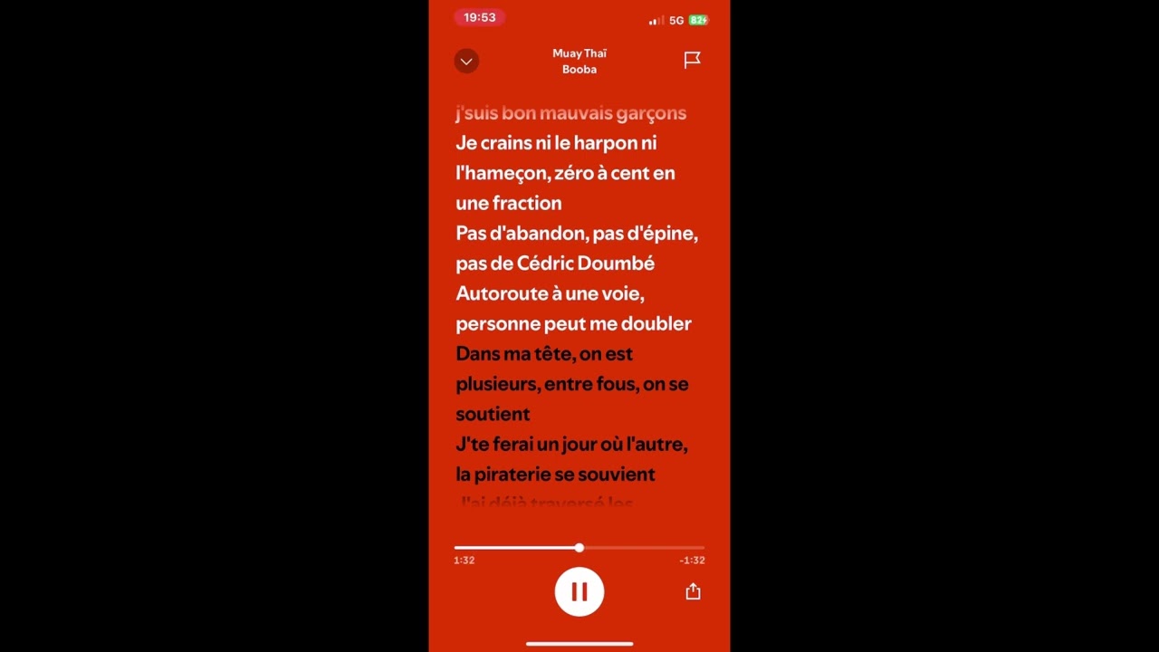 Booba - Muay Thaï ( Speed Up + Parole )