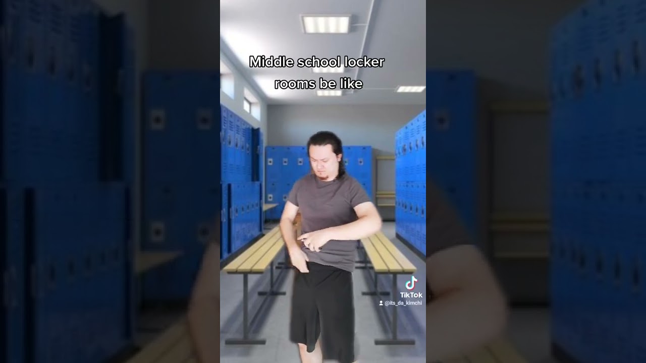 Middle school locker rooms be like. #shorts