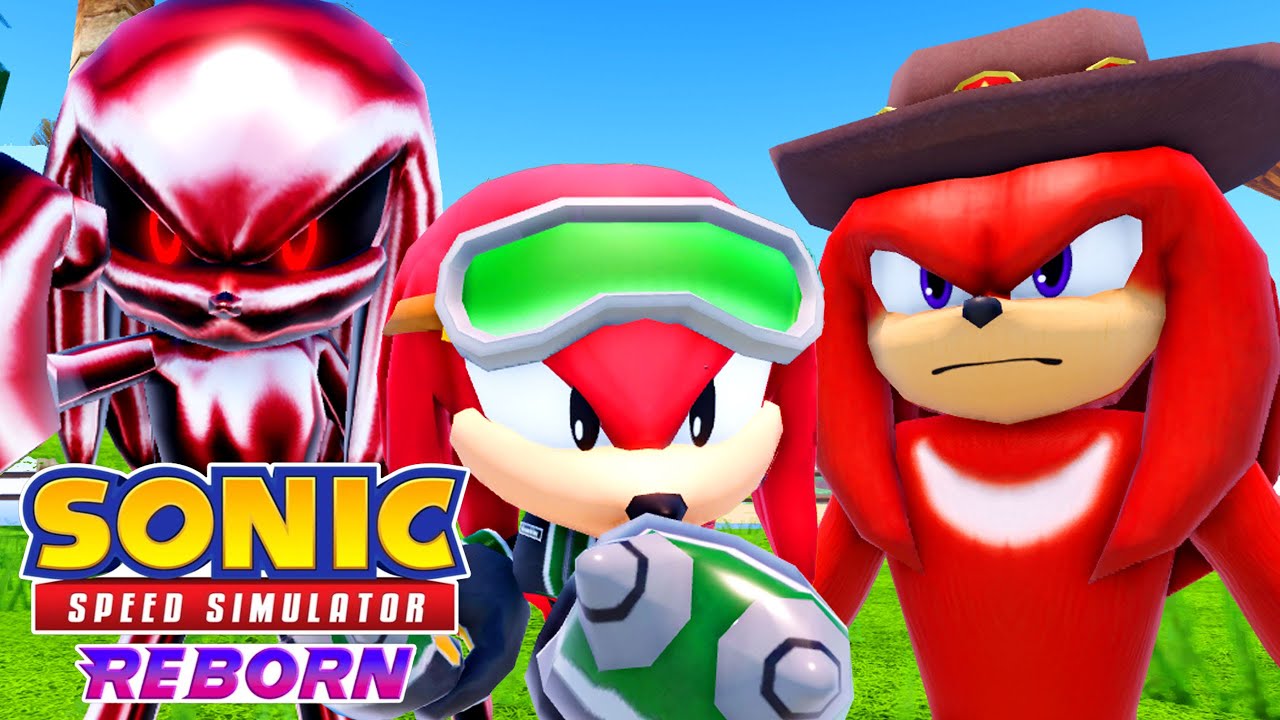 EVERY KNUCKLES SKIN in Sonic Speed Simulator