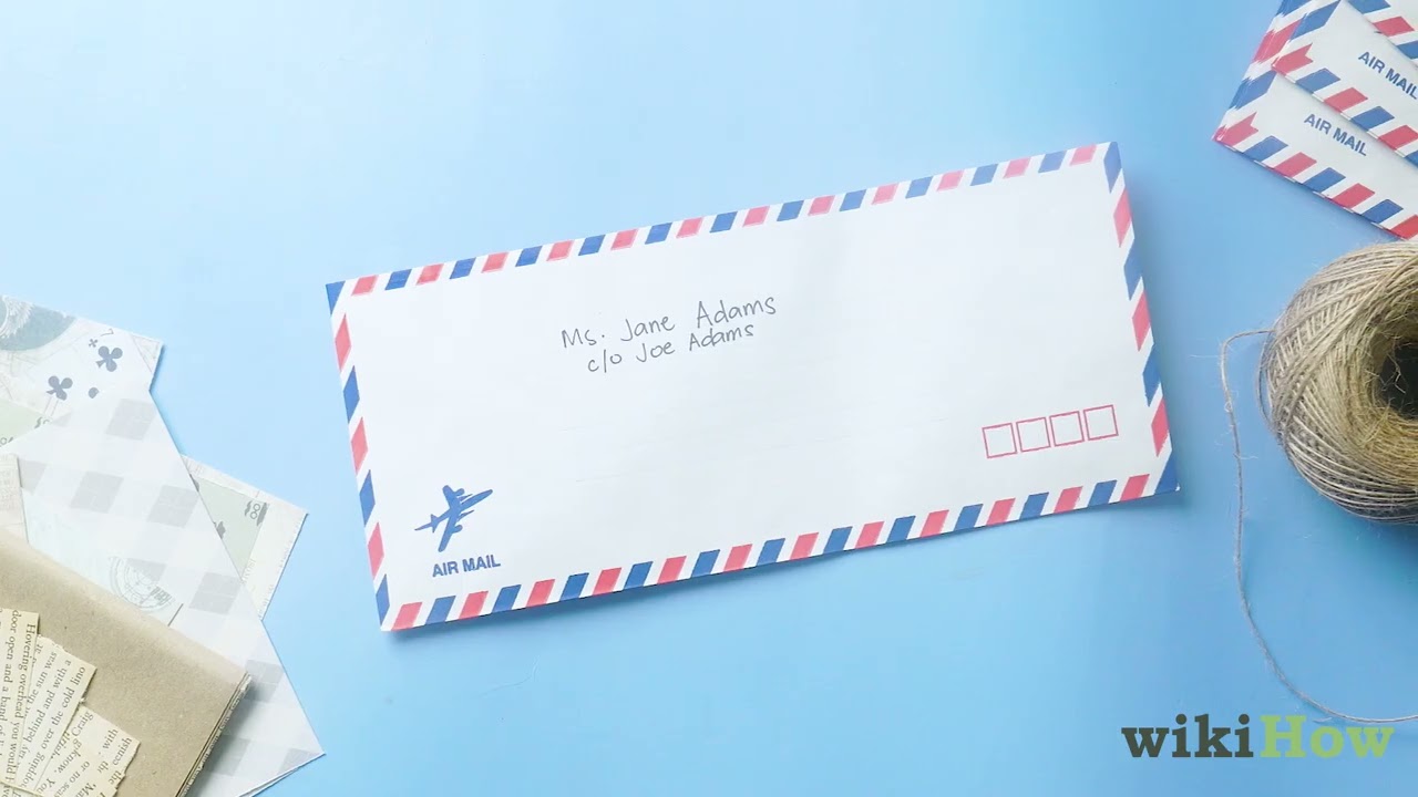 How to Write an Address on an Envelope