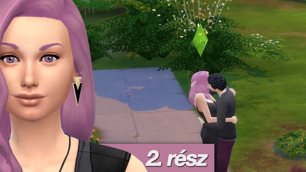 Sims 4 Tökéletes Genetika Kihívás 2. rész - Esküvő az utcán ❤ | Csillsz Games