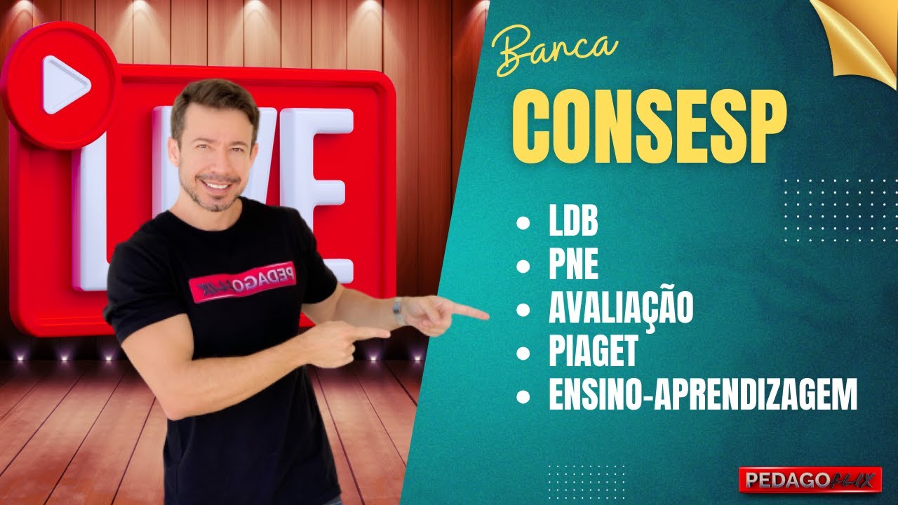 CONHEÇA A BANCA CONSESP! QUESTÕES DE PEDAGOGIA
