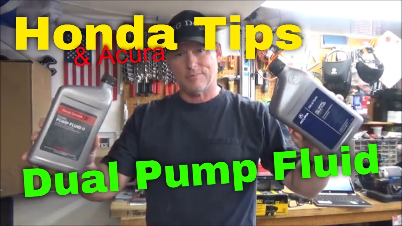 Honda/Acura Tips:  DPSF Dual Pump Fluid II