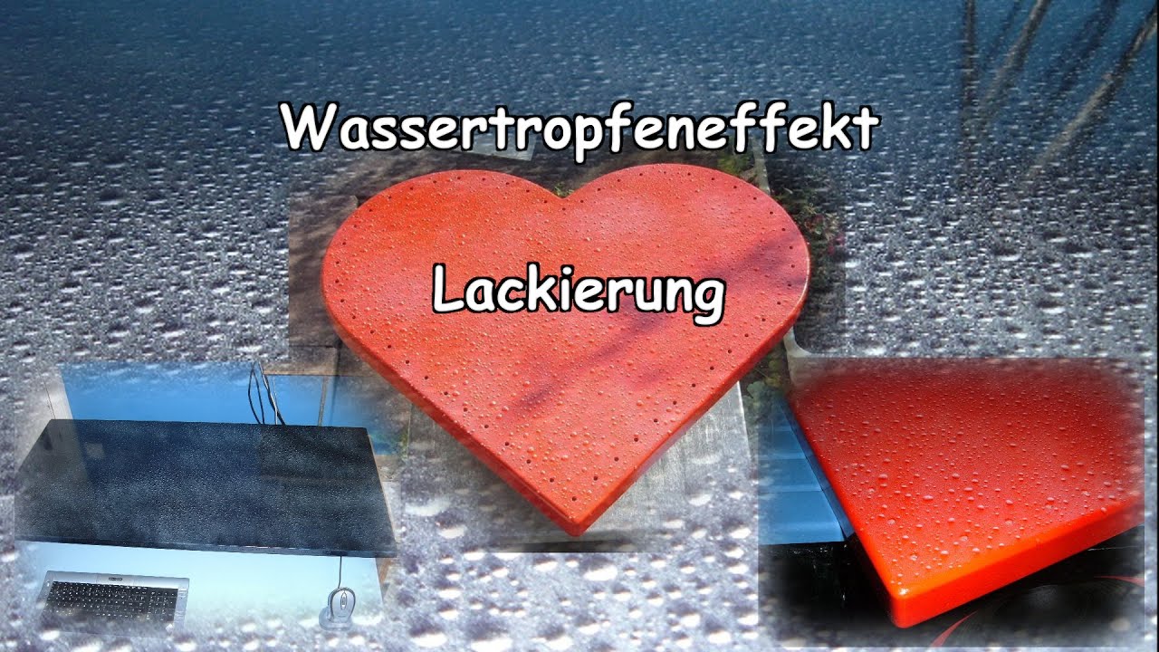 Effektlackierung - Wassertropfen