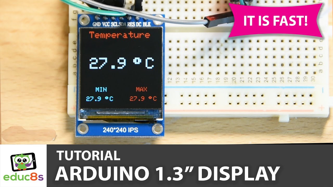 Учебное пособие по дисплею Arduino ST7789