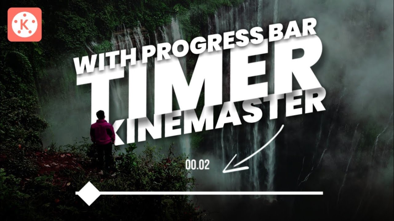 Timer With Progress Bar in kinemaster||pixellab||Tutorial