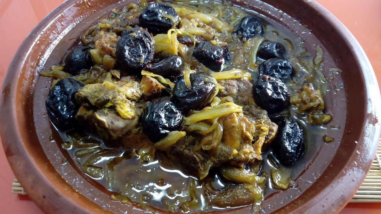 Tajine de cordero y ciruelas