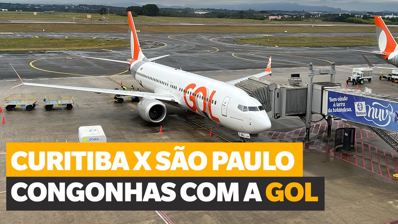 COMO É VOAR COM A GOL de Curitiba para São Paulo, Aeroporto de Congonhas