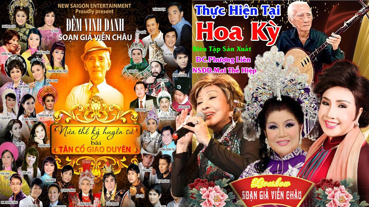Live Show Đêm Vinh Danh Soạn Giả Viễn Châu Tại Hoa Kỳ, Phượng Liên, Lệ Thủy, Hồng Nga, Mạnh Quỳnh v.