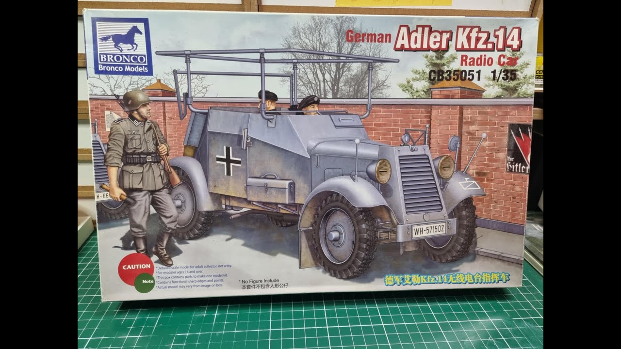 bronco 1 35 scale german adler Kfz 14 radio car