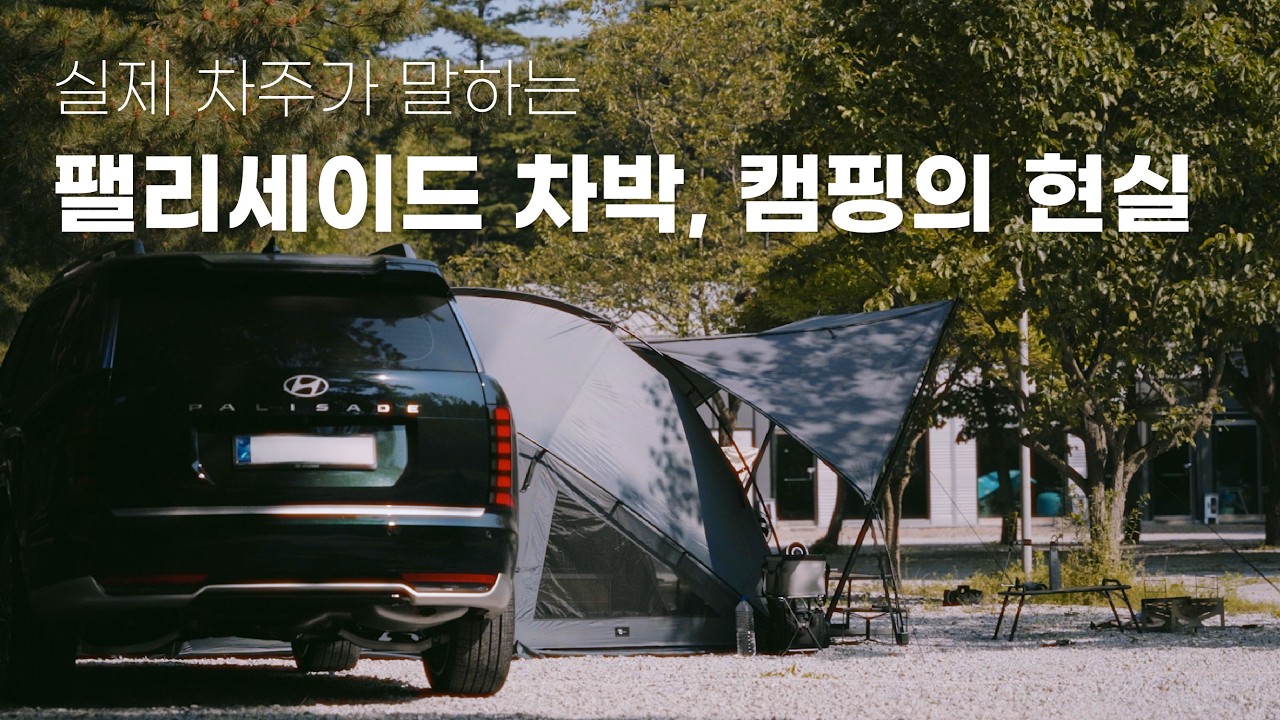 팰리세이드 첫 차박, 캠핑의 현실 리뷰 / 실차주의 현실 차박 / 캠퍼가 보는 팰리세이드