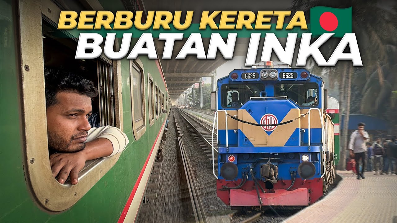 COBAIN NAIK KERETA API DI BANGLADESH ‼️ Buatan INKA Madiun ?