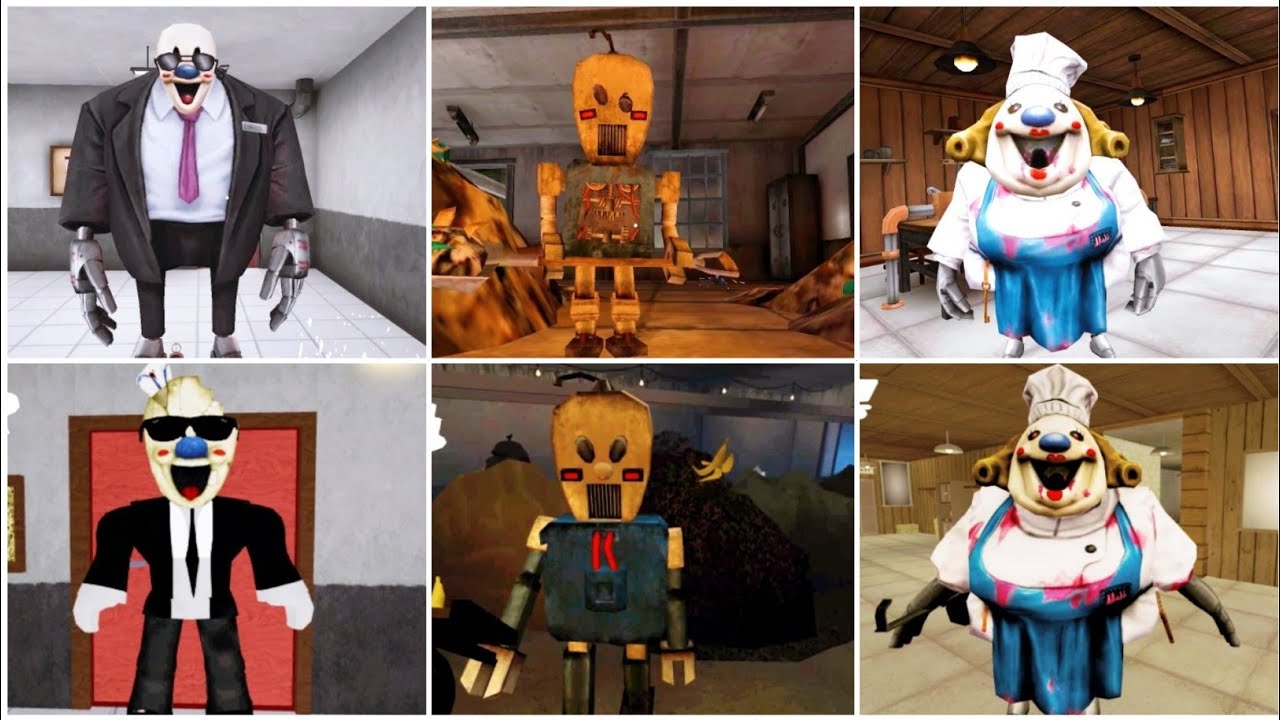 Ice Scream 4 5 6 Normal Boris Prototype And Mati Vs Roblox Boris Prototype And Mati