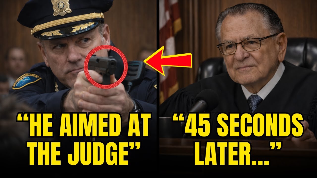 Police Chief Pulls Gun on Judge Caprio, Arrested in Seconds  Shocking Courtroom Justice Story