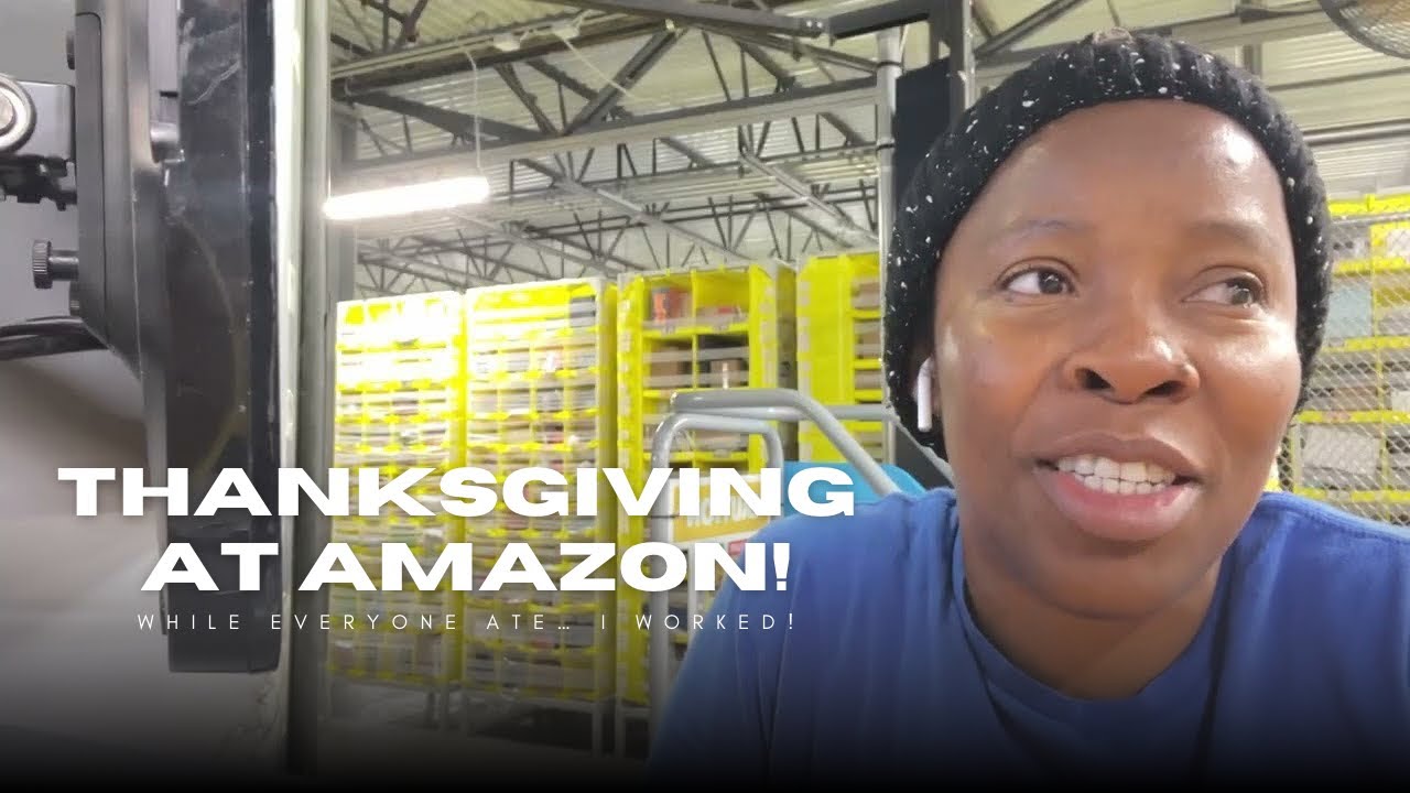 Работа в Amazon в День благодарения | Реалистичный видеоблог о складе 2025 #amazonwarehouse
