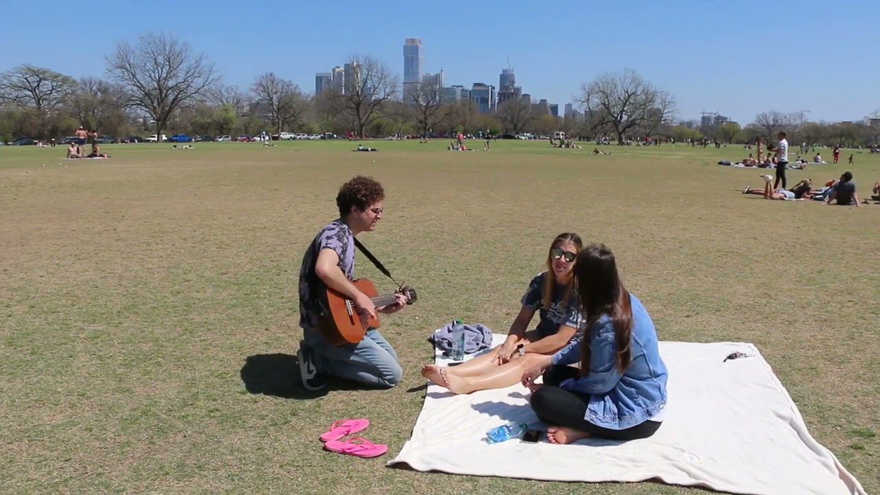 Serenading People in Austin  Texas 