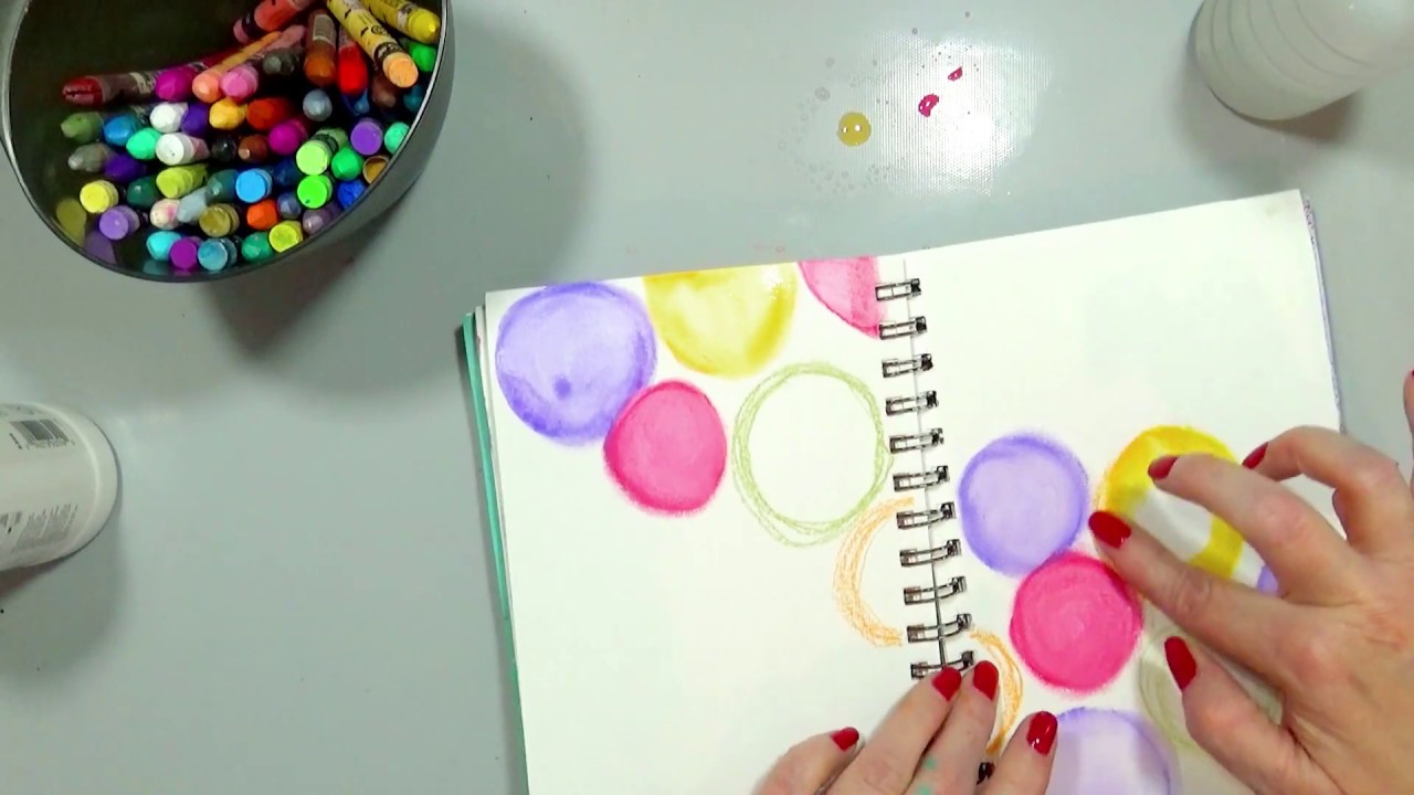 Easy Art Journal with Neocolor II