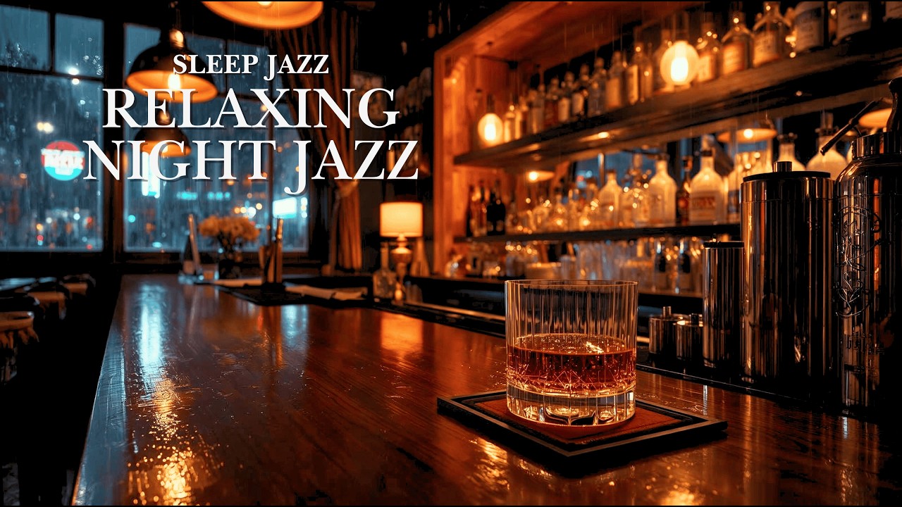 Rainy Night Jazz Bar – 12H Relaxing Smooth Jazz for Sleep, Study & Work – Vol.32