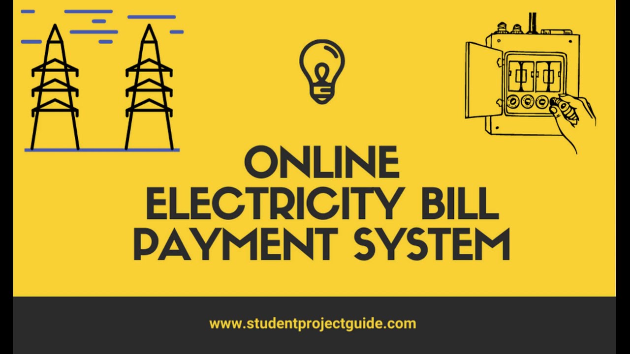 Electricity bill payment System - PHP MySQL Project