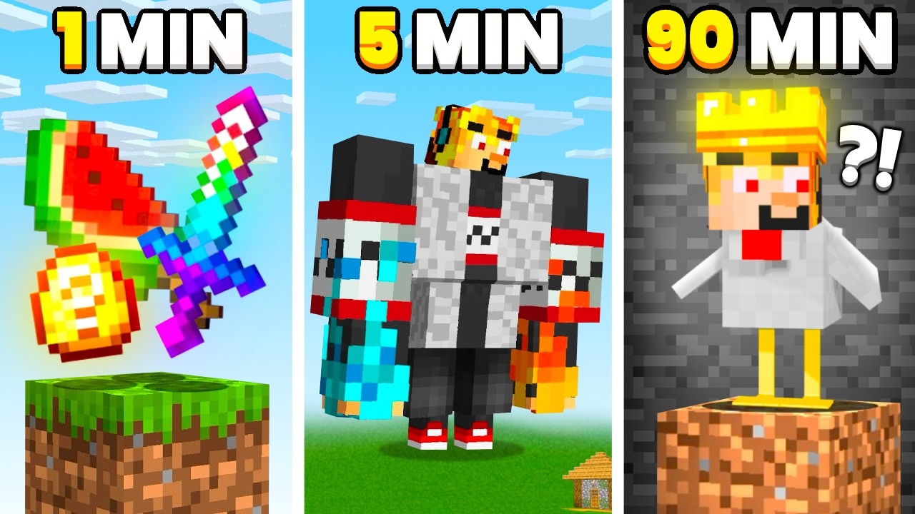 Minecraft hra, kde je VŠECHNO CHAOTICKÉ..