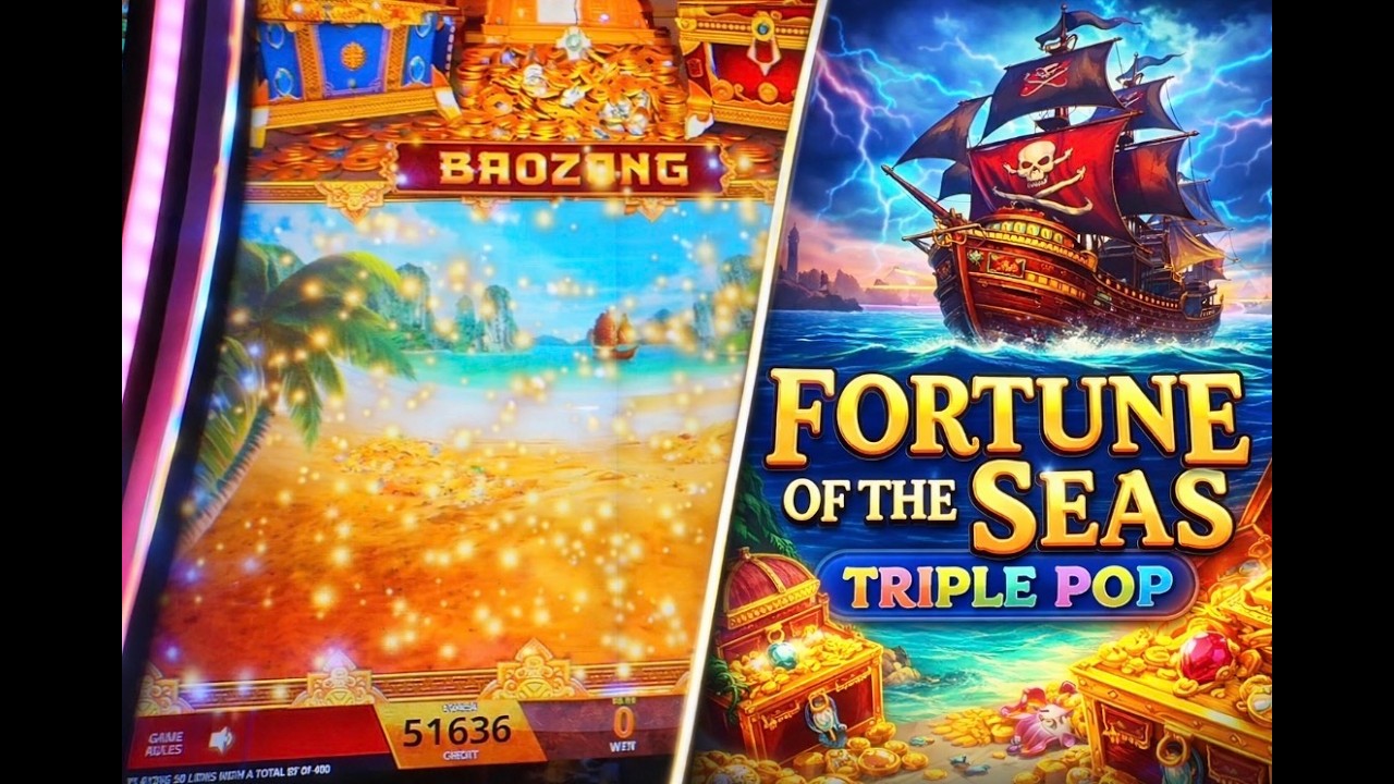 TRIPLE POP_ NEW Fortune of the Seas by IGTat MGM Empire City NY