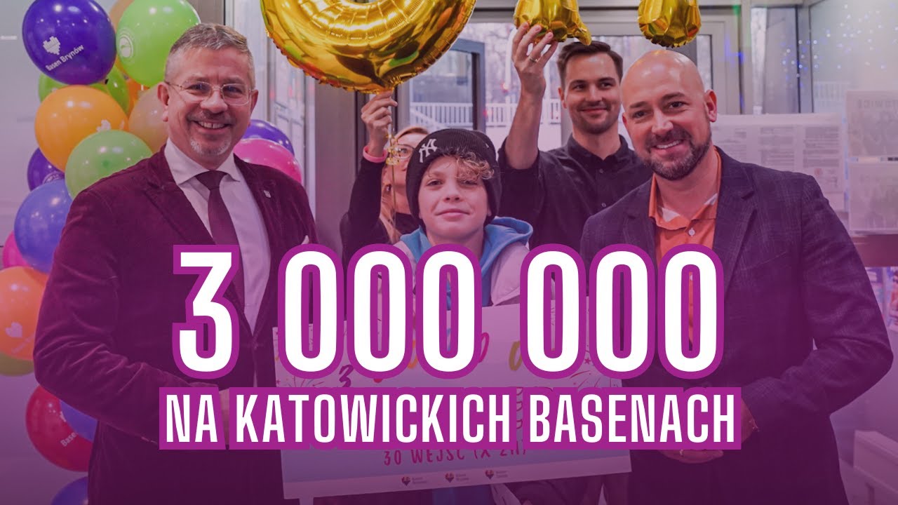 Katowickie baseny mają 3-milionowego klienta