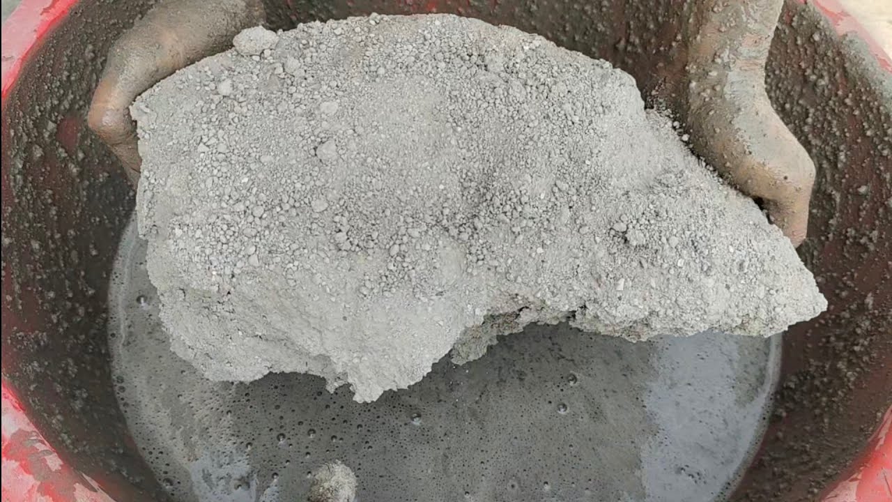 ||ASMR || Huge chunks || Reused cement chunks crumbling in lots of water || ASASMR  ||  SLEEPAID ||