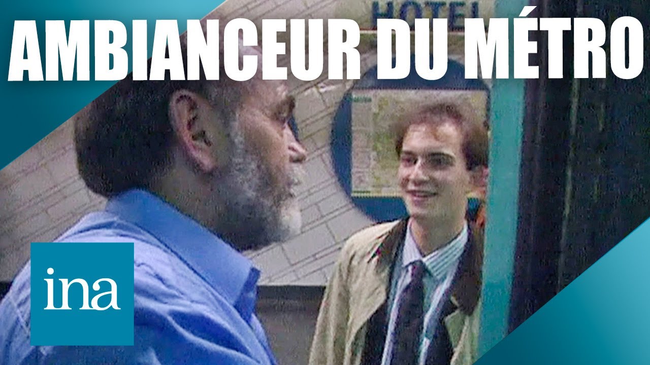 1994 : le conducteur qui ambiance le métro parisien 🙋🏻‍♂️🚇 | INA Paris Vintage