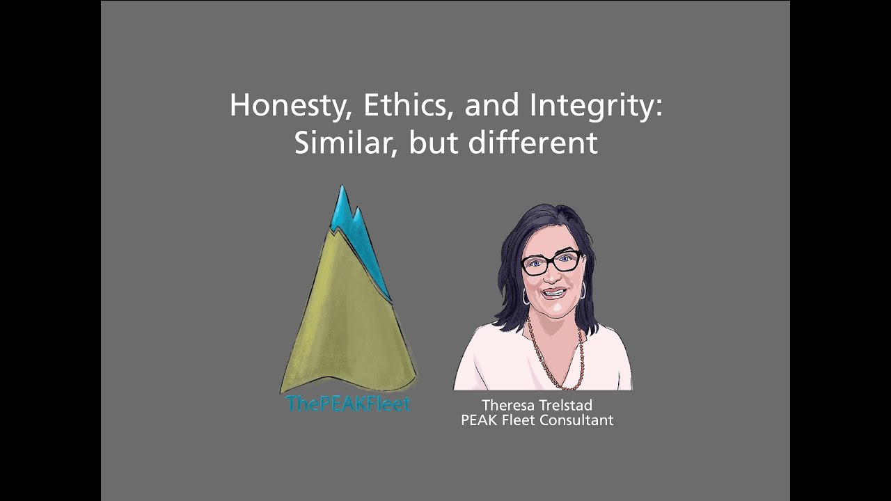 Honesty, Ethics, and Integrity: Similar, but Different