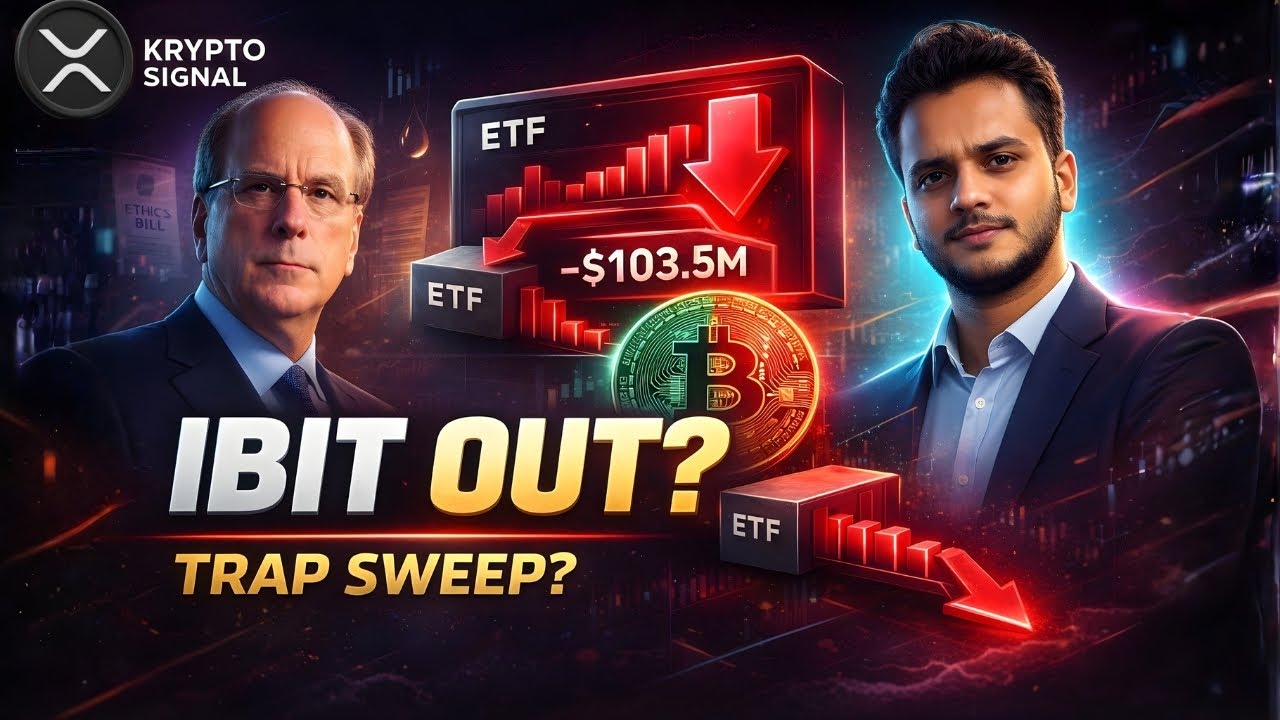 IBIT Outflow BTC Trap Sweep or Real Buyers ETF Signal