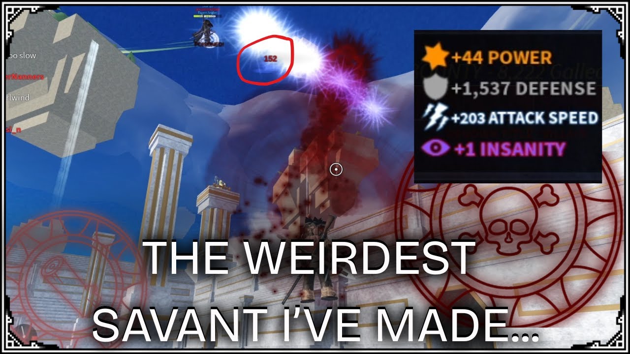 THE WEIRDEST SAVANT... Arcane Odyssey PVP