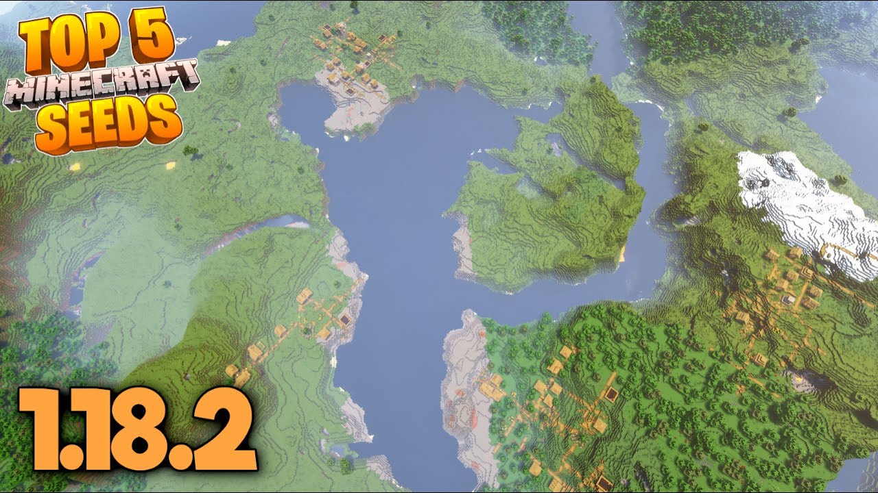 Top 5 MEGA VILLAGE SEEDS for Minecraft 1.18.2! (Best Minecraft 1.18.2 Seeds)