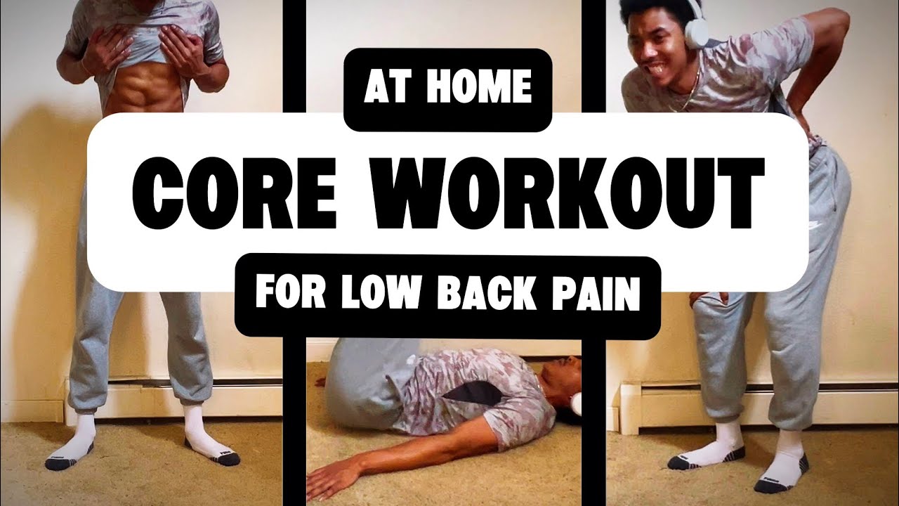 Core workout for lower back pain!